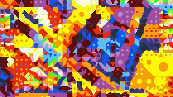 Sfondo Astratto Multicolore Modello Colorato Effetti Digitali Grafica Creativa Poster — Foto Stock