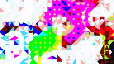 Renkli soyut desen. Dijital efektler. Poster, broşür, el ilanı ve kart için yaratıcı grafik tasarımı. Eşsiz duvar kâğıdı. Ağ, kumaş ve not defteri kapağı için arkaplan.