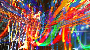 Renkli soyut desen. Dijital efektler. Poster, broşür, el ilanı ve kart için yaratıcı grafik tasarımı. Eşsiz duvar kâğıdı. Ağ, kumaş ve not defteri kapağı için arkaplan.