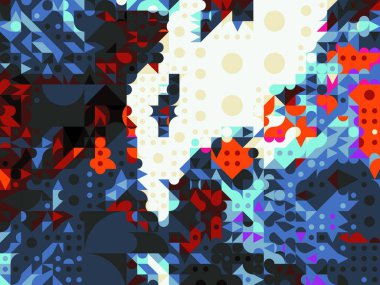 Renkli soyut desen. Dijital efektler. Poster, broşür, el ilanı ve kart için yaratıcı grafik tasarımı. Eşsiz duvar kâğıdı. Ağ, kumaş ve not defteri kapağı için arkaplan.