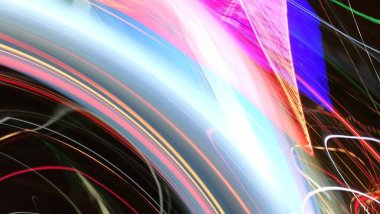 Renkli soyut desen. Dijital efektler. Poster, broşür, el ilanı ve kart için yaratıcı grafik tasarımı. Eşsiz duvar kâğıdı. Ağ, kumaş ve not defteri kapağı için arkaplan.