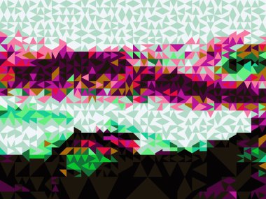 Renkli soyut desen. Dijital efektler. Poster, broşür, el ilanı ve kart için yaratıcı grafik tasarımı. Eşsiz duvar kâğıdı. Ağ, kumaş ve not defteri kapağı için arkaplan.