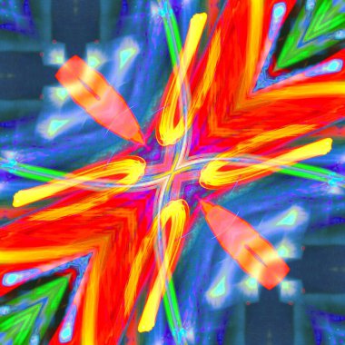 Renkli soyut desen. Dijital efektler. Poster, broşür, el ilanı ve kart için yaratıcı grafik tasarımı. Eşsiz duvar kâğıdı. Ağ, kumaş ve not defteri kapağı için arkaplan.