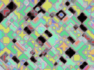 Renkli soyut desen. Dijital efektler. Poster, broşür, el ilanı ve kart için yaratıcı grafik tasarımı. Eşsiz duvar kâğıdı. Ağ, kumaş ve not defteri kapağı için arkaplan.