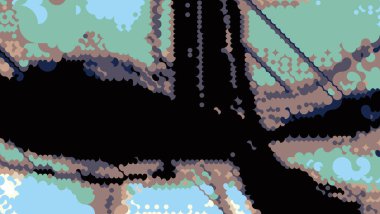 Renkli soyut desen. Dijital efektler. Poster, broşür, el ilanı ve kart için yaratıcı grafik tasarımı. Eşsiz duvar kâğıdı. Ağ, kumaş ve not defteri kapağı için arkaplan.