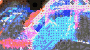 Renkli soyut desen. Dijital efektler. Poster, broşür, el ilanı ve kart için yaratıcı grafik tasarımı. Eşsiz duvar kâğıdı. Ağ, kumaş ve not defteri kapağı için arkaplan.