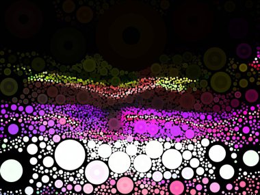 Renkli soyut desen. Dijital efektler. Poster, broşür, el ilanı ve kart için yaratıcı grafik tasarımı. Eşsiz duvar kâğıdı. Ağ, kumaş ve not defteri kapağı için arkaplan.