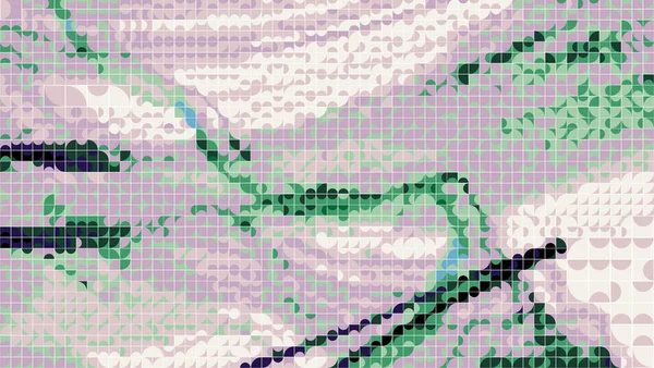 Színes Absztrakt Minta Digitális Effektek Kreatív Grafikai Tervezés Poszterhez Brosúrához — Stock Fotó