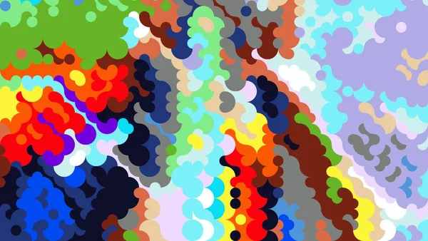 Patrón Abstracto Colorido Efectos Digitales Diseño Gráfico Creativo Para Póster — Foto de Stock