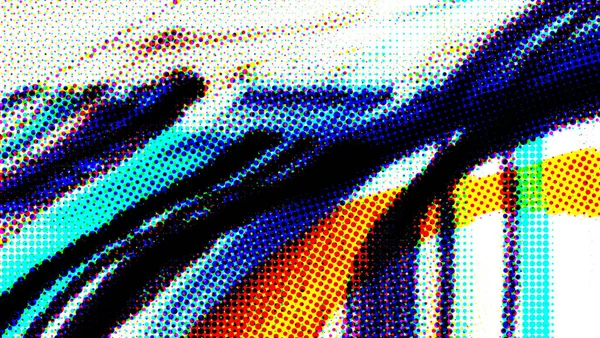 Барвистий Абстрактний Візерунок Цифрові Ефекти Креативний Графічний Дизайн Плаката Брошури — стокове фото
