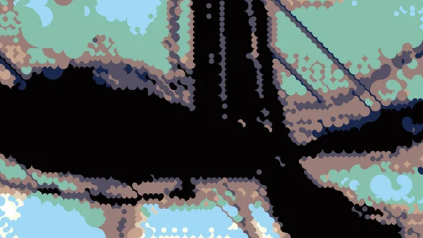 Renkli soyut desen. Dijital efektler. Poster, broşür, el ilanı ve kart için yaratıcı grafik tasarımı. Eşsiz duvar kâğıdı. Ağ, kumaş ve not defteri kapağı için arkaplan.