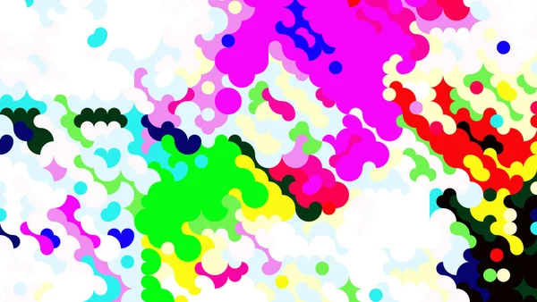 Padrão Abstrato Colorido Efeitos Digitais Design Gráfico Criativo Para Cartaz — Fotografia de Stock