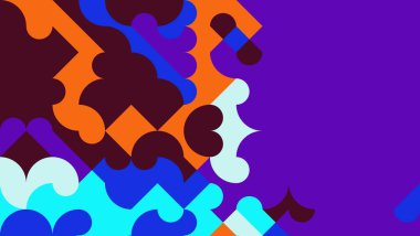 Renkli soyut desen. Dijital efektler. Poster, broşür, el ilanı ve kart için yaratıcı grafik tasarımı. Eşsiz duvar kâğıdı. Ağ, kumaş ve not defteri kapağı için arkaplan.