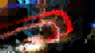 Renkli soyut desen. Dijital efektler. Poster, broşür, el ilanı ve kart için yaratıcı grafik tasarımı. Eşsiz duvar kâğıdı. Ağ, kumaş ve not defteri kapağı için arkaplan.