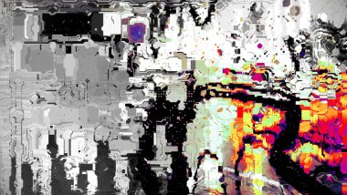 Renkli soyut desen. Dijital efektler. Poster, broşür, el ilanı ve kart için yaratıcı grafik tasarımı. Eşsiz duvar kâğıdı. Ağ, kumaş ve not defteri kapağı için arkaplan.