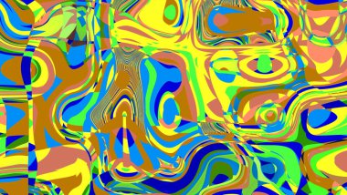 Renkli soyut desen. Dijital efektler. Poster, broşür, el ilanı ve kart için yaratıcı grafik tasarımı. Eşsiz duvar kâğıdı. Ağ, kumaş ve not defteri kapağı için arkaplan.