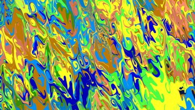 Renkli soyut desen. Dijital efektler. Poster, broşür, el ilanı ve kart için yaratıcı grafik tasarımı. Eşsiz duvar kâğıdı. Ağ, kumaş ve not defteri kapağı için arkaplan.