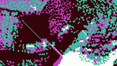 Renkli soyut desen. Dijital efektler. Poster, broşür, el ilanı ve kart için yaratıcı grafik tasarımı. Eşsiz duvar kâğıdı. Ağ, kumaş ve not defteri kapağı için arkaplan.