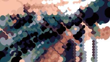 Renkli soyut desen. Dijital efektler. Poster, broşür, el ilanı ve kart için yaratıcı grafik tasarımı. Eşsiz duvar kâğıdı. Ağ, kumaş ve not defteri kapağı için arkaplan.