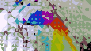 Renkli soyut desen. Dijital efektler. Poster, broşür, el ilanı ve kart için yaratıcı grafik tasarımı. Eşsiz duvar kâğıdı. Ağ, kumaş ve not defteri kapağı için arkaplan.