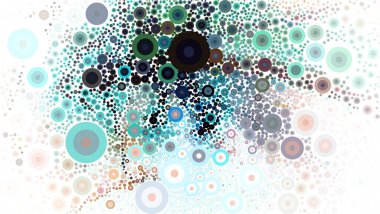 Renkli soyut desen. Dijital efektler. Poster, broşür, el ilanı ve kart için yaratıcı grafik tasarımı. Eşsiz duvar kâğıdı. Ağ, kumaş ve not defteri kapağı için arkaplan.