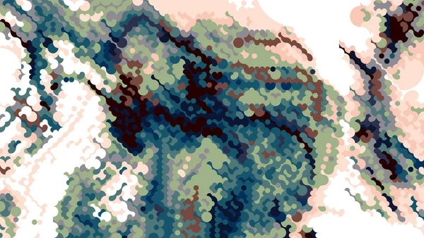 Красочный Абстрактный Шаблон Цифровой Эффект Креативный Графический Дизайн Плаката Брошюры — стоковое фото