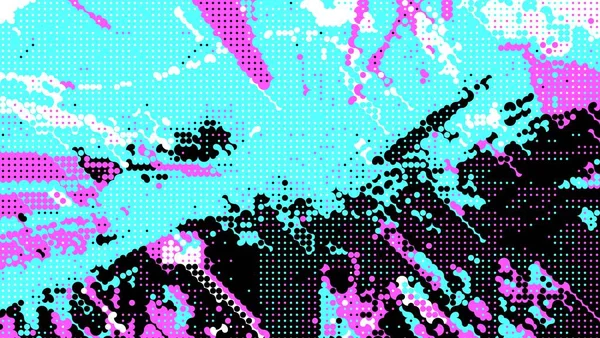 Kolorowy Abstrakcyjny Wzór Efekty Cyfrowe Kreatywny Projekt Graficzny Plakatu Broszury — Zdjęcie stockowe