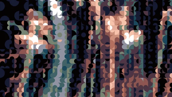 Bunte Abstrakte Muster Digitale Effekte Kreatives Grafikdesign Für Plakate Broschüren — Stockfoto
