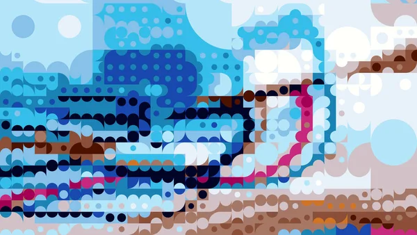 Барвистий Абстрактний Візерунок Цифрові Ефекти Креативний Графічний Дизайн Плаката Брошури — стокове фото