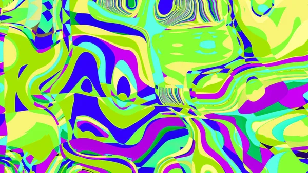 Красочный Абстрактный Шаблон Цифровой Эффект Креативный Графический Дизайн Плаката Брошюры — стоковое фото