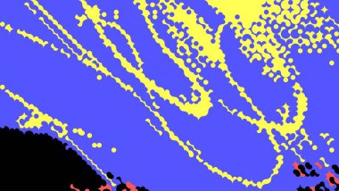 Renkli soyut desen. Dijital efektler. Poster, broşür, el ilanı ve kart için yaratıcı grafik tasarımı. Eşsiz duvar kâğıdı. Ağ, kumaş ve not defteri kapağı için arkaplan.