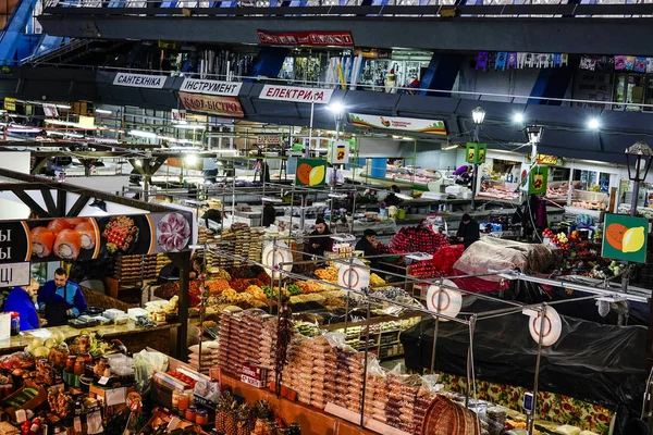 Kiev Ukraina Pasar Zhytny Podil Bagian Dari Kota Pasar Pangan — Stok Foto