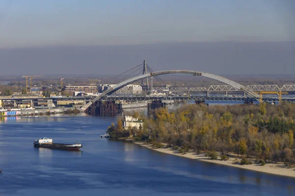 Kiev Ukraine Skyline Kiev Dnieper River — Stock Photo, Image