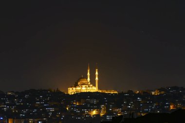 İstanbul, Türkiye Geceleri Mavi Cami