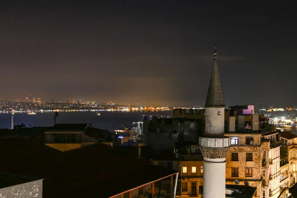 Istanbul Turkey View Bosphorus Minaret — Stock Photo, Image