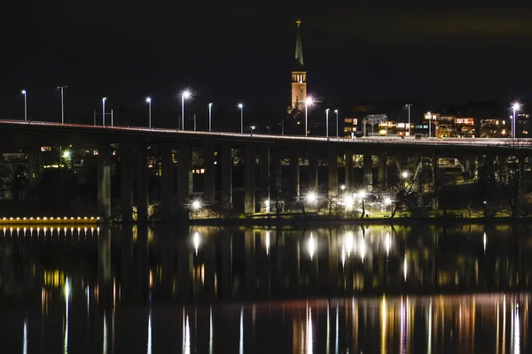 Stockholm Sveç Otoyolu Lilla Essingen Adası — Stok fotoğraf