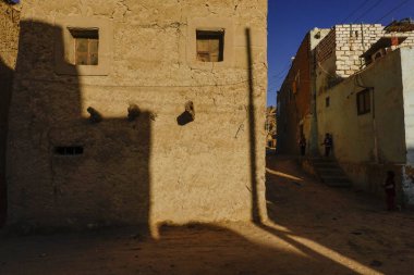 Siwa Oasis, Mısır Eski Siwa köyünün dar sokakları ve arka sokakları.