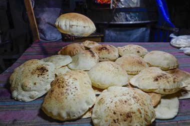 Marsa Matrouh, Mısır Fırından taze pita ekmeği.