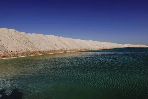 Oasis Siwa Egipto Los Lagos Sal Siwa Que Utilizan Para —  Fotos de Stock