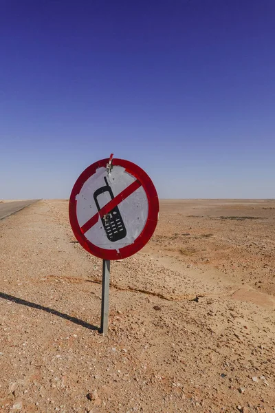 Marsa Matrouh Egyiptom Jel Megtiltja Mobiltelefonok Vezetés Közbeni Használatát — Stock Fotó