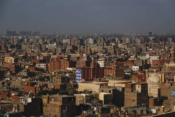 Cairo Egypte Skyline Van Cairo Gezien Vanaf Het Terrein Van — Stockfoto