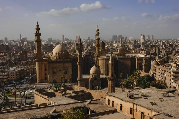 Cairo Egypte Masjed Almahmodyah Moskee Minaret — Stockfoto