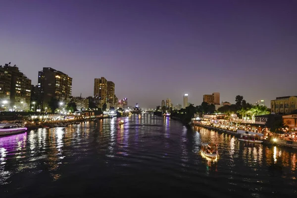 Κάιρο Αίγυπτος Στο Κέντρο Του Καΐρου Και Τον Ποταμό Νείλο — Φωτογραφία Αρχείου