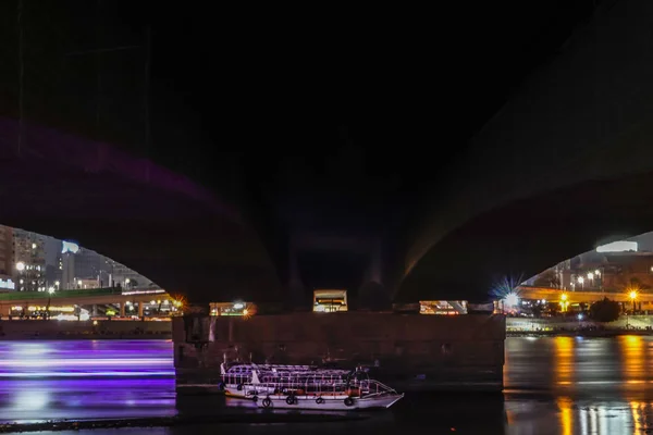 Cairo Egypt Underside 6Th October Bridge — стокове фото