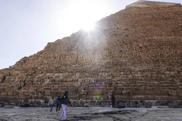 Caire Egypte Terrain Des Pyramides Gizeh — Photo