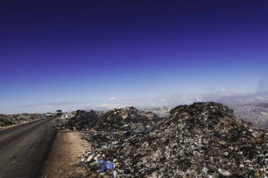 Marsa Matruh, Egypt A public landfill out in the desert where the garbage is burned