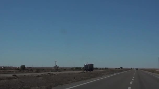 Marsa Matruh Mısır Bir Çöl Yolu — Stok video