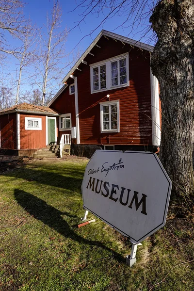 Grisslehamn Sveç Albert Engstrom Müzesi Sveçli Ünlü Peyzaj Ressamı Yazar — Stok fotoğraf