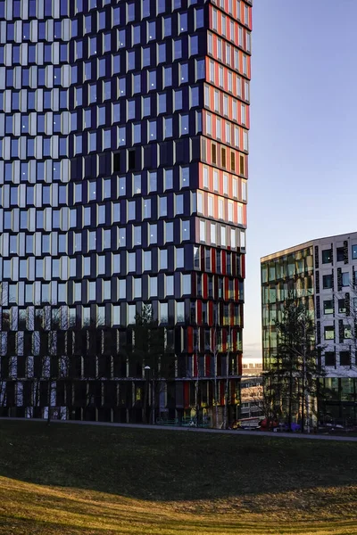 Estocolmo Suécia Edifício Sthlm Amanhecer — Fotografia de Stock