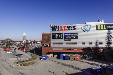 Stockholm, İsveç Kungens Kurva 'daki Heron City Alışveriş Merkezi.